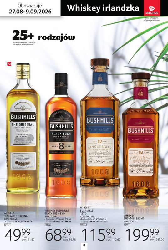 Selgros - gazetka promocyjna Katalog alkohole od czwartku 27.08 do środy 09.09 - strona 8