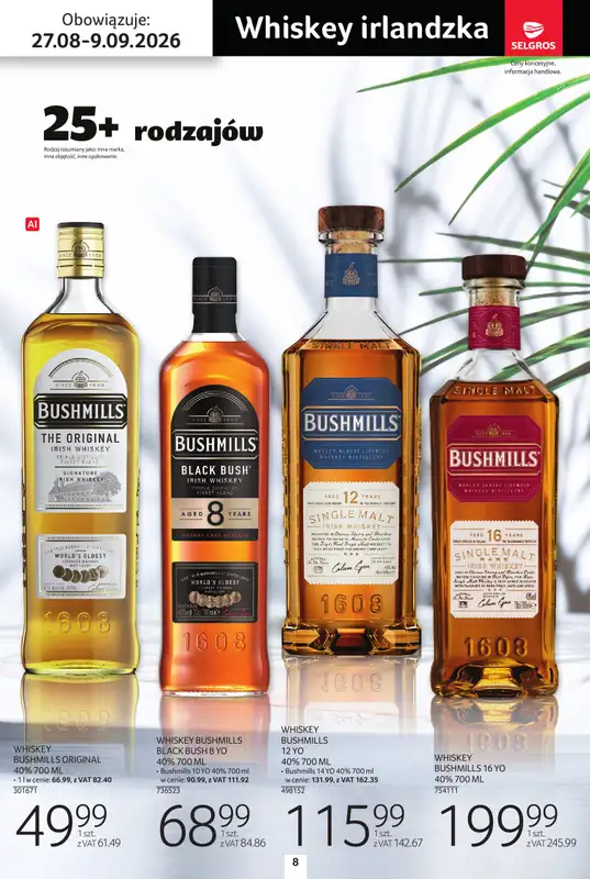 Selgros - gazetka promocyjna Katalog alkohole od czwartku 27.08 do środy 09.09 - strona 8