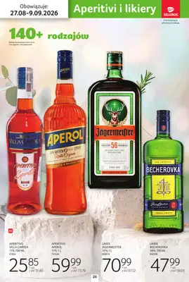 Selgros - gazetka promocyjna Katalog alkohole od czwartku 27.08 do środy 09.09 - strona 20
