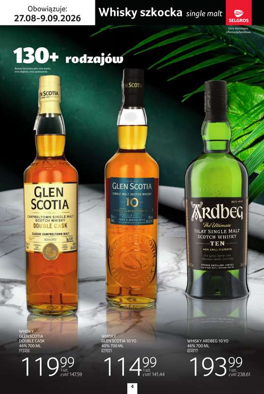 Selgros - gazetka promocyjna Katalog alkohole od czwartku 27.08 do środy 09.09 - strona 4