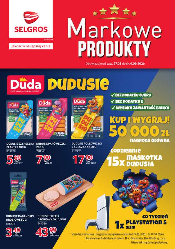 Selgros - gazetka promocyjna Katalog Markowe Produkty od czwartku 27.08 do środy 09.09