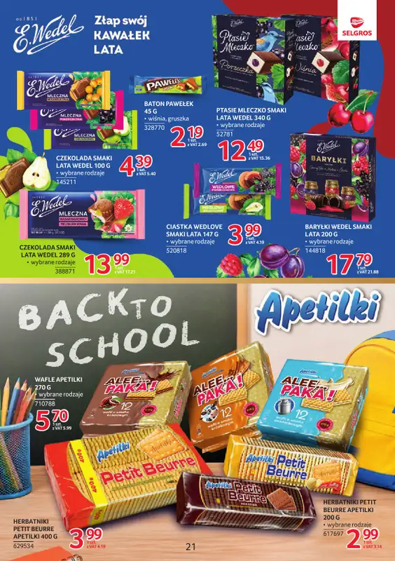 Selgros - gazetka promocyjna Katalog Markowe Produkty od czwartku 27.08 do środy 09.09 - strona 21