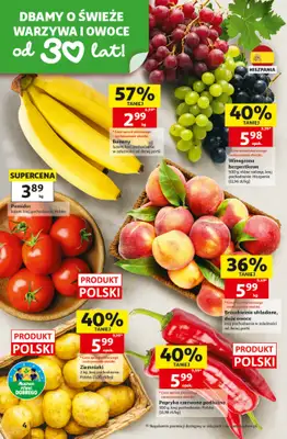 Auchan - gazetka promocyjna Gazetka 30 Lat Hipermarket Auchan od czwartku 27.08 do środy 02.09 - strona 4