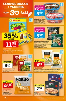 Auchan - gazetka promocyjna Gazetka 30 Lat Hipermarket Auchan od czwartku 27.08 do środy 02.09 - strona 28