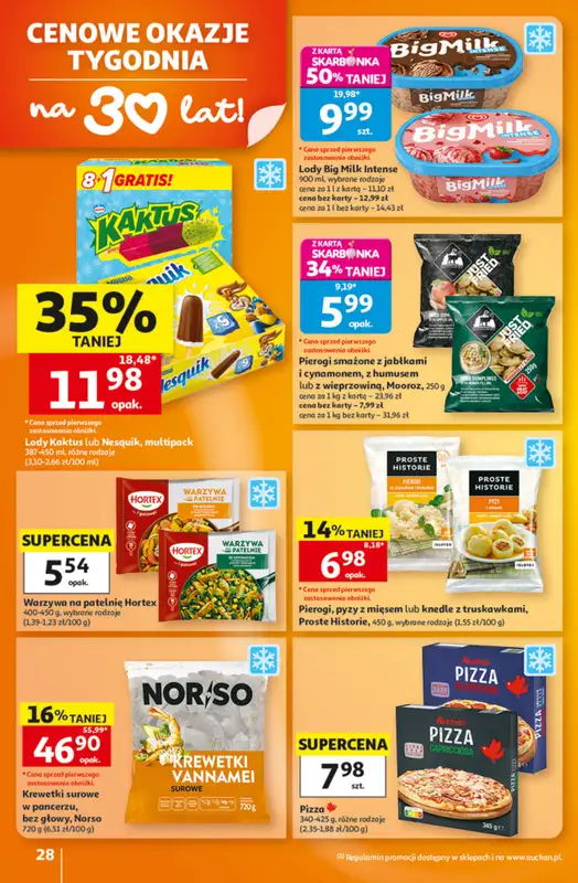 Auchan - gazetka promocyjna Gazetka 30 Lat Hipermarket Auchan od czwartku 27.08 do środy 02.09 - strona 28