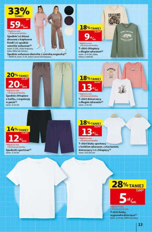 Auchan - gazetka promocyjna Gazetka 30 Lat Hipermarket Auchan od czwartku 27.08 do środy 02.09 - strona 13