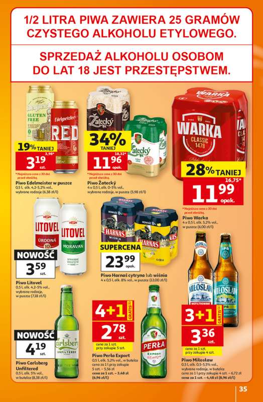 Auchan - gazetka promocyjna Gazetka 30 Lat Hipermarket Auchan od czwartku 27.08 do środy 02.09 - strona 35