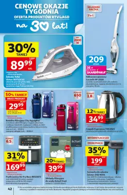 Auchan - gazetka promocyjna Gazetka 30 Lat Hipermarket Auchan od czwartku 27.08 do środy 02.09 - strona 42