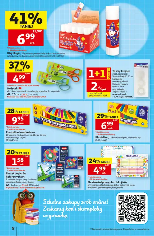 Auchan - gazetka promocyjna Gazetka 30 Lat Hipermarket Auchan od czwartku 27.08 do środy 02.09 - strona 8