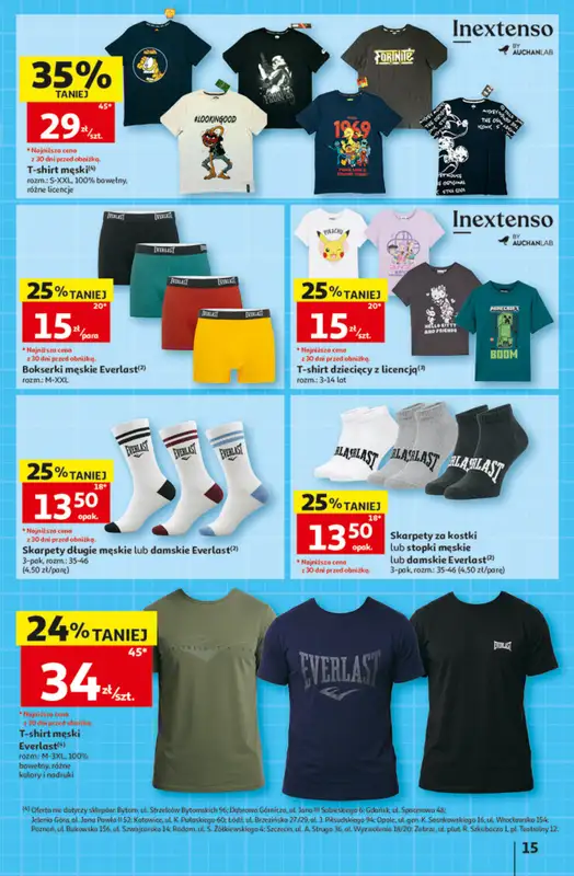Auchan - gazetka promocyjna Gazetka 30 Lat Hipermarket Auchan od czwartku 27.08 do środy 02.09 - strona 15