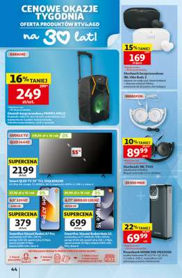 Auchan - gazetka promocyjna Gazetka 30 Lat Hipermarket Auchan od czwartku 27.08 do środy 02.09 - strona 44