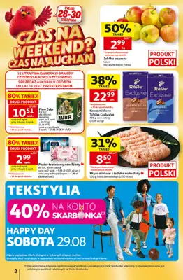 Auchan - gazetka promocyjna Gazetka 30 Lat Hipermarket Auchan od czwartku 27.08 do środy 02.09 - strona 2