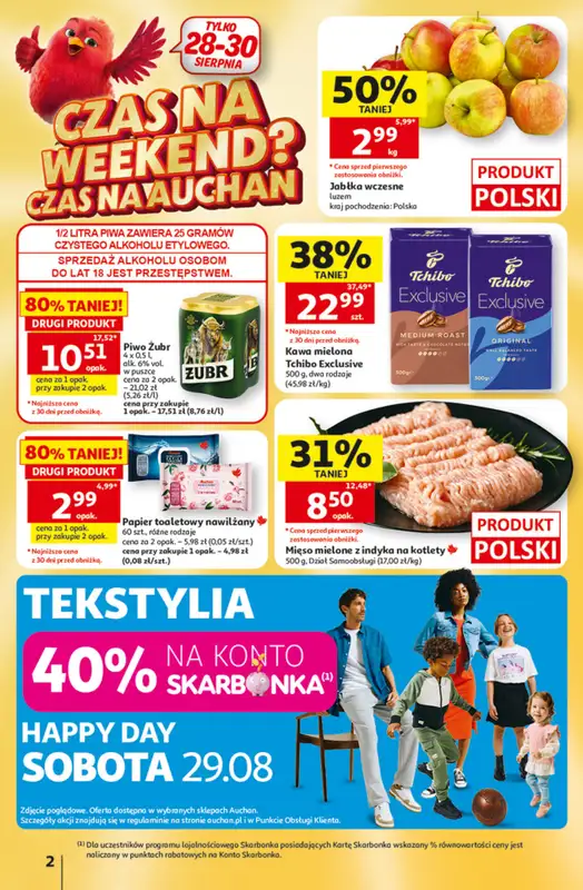 Auchan - gazetka promocyjna Gazetka 30 Lat Hipermarket Auchan od czwartku 27.08 do środy 02.09 - strona 2