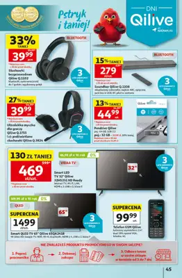 Auchan - gazetka promocyjna Gazetka 30 Lat Hipermarket Auchan od czwartku 27.08 do środy 02.09 - strona 45