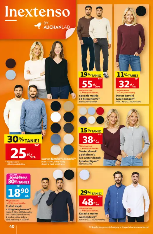 Auchan - gazetka promocyjna Gazetka 30 Lat Hipermarket Auchan od czwartku 27.08 do środy 02.09 - strona 40