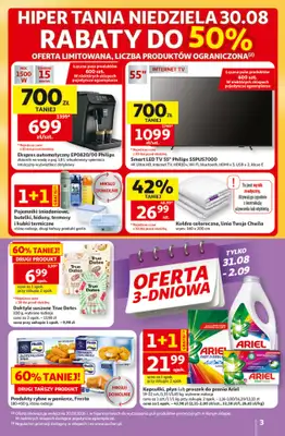 Auchan - gazetka promocyjna Gazetka 30 Lat Hipermarket Auchan od czwartku 27.08 do środy 02.09 - strona 3