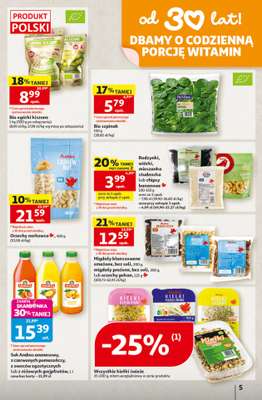 Auchan - gazetka promocyjna Gazetka 30 Lat Hipermarket Auchan od czwartku 27.08 do środy 02.09 - strona 5