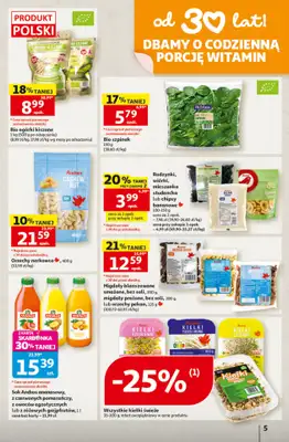 Auchan - gazetka promocyjna Gazetka 30 Lat Hipermarket Auchan od czwartku 27.08 do środy 02.09 - strona 5