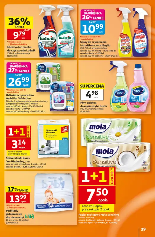 Auchan - gazetka promocyjna Gazetka 30 Lat Hipermarket Auchan od czwartku 27.08 do środy 02.09 - strona 39