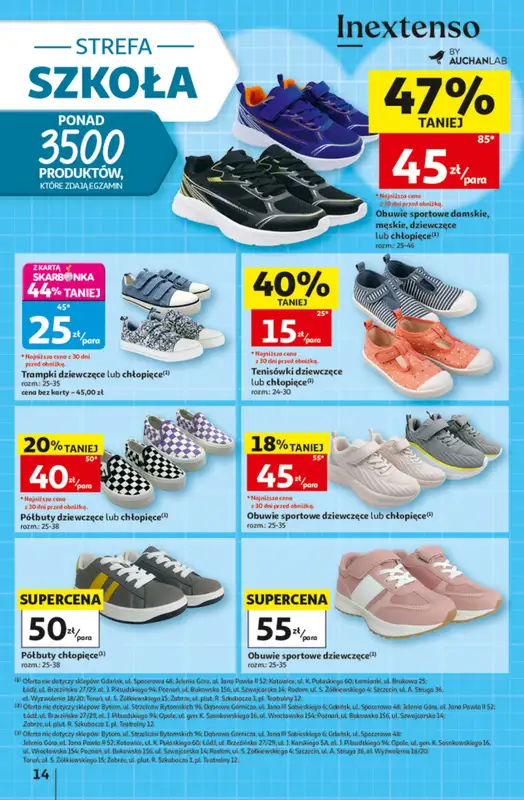 Auchan - gazetka promocyjna Gazetka 30 Lat Hipermarket Auchan od czwartku 27.08 do środy 02.09 - strona 14