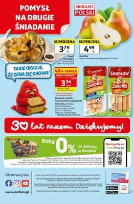 Auchan - gazetka promocyjna Gazetka 30 Lat Hipermarket Auchan od czwartku 27.08 do środy 02.09 - strona 49