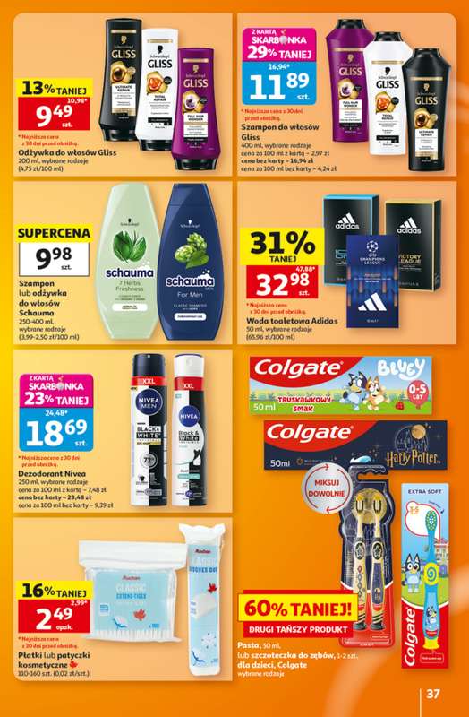 Auchan - gazetka promocyjna Gazetka 30 Lat Hipermarket Auchan od czwartku 27.08 do środy 02.09 - strona 37