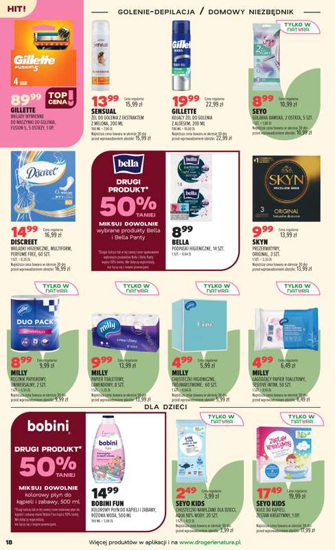 Drogerie Natura - gazetka promocyjna Gazetka od wtorku 25.08 do poniedziałku 07.09 - strona 18