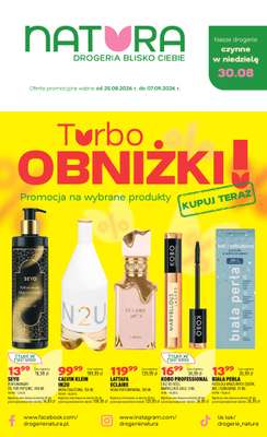 Drogerie Natura - gazetka promocyjna Gazetka od wtorku 25.08 do poniedziałku 07.09