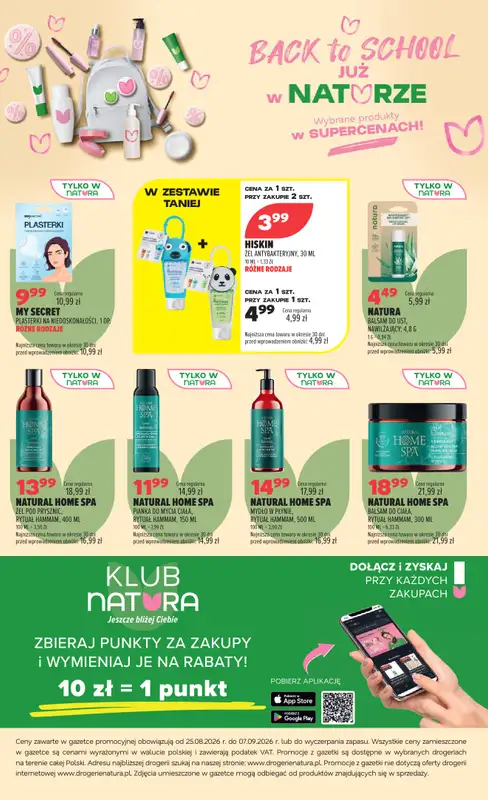 Drogerie Natura - gazetka promocyjna Gazetka od wtorku 25.08 do poniedziałku 07.09 - strona 20
