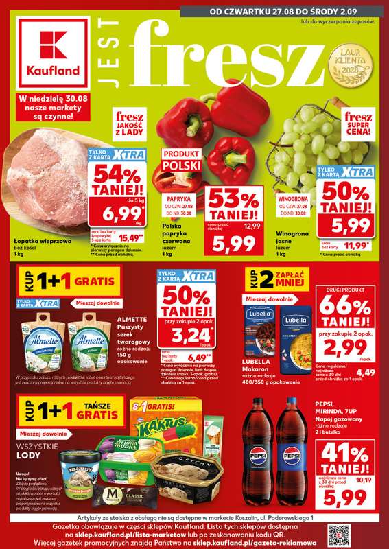 Kaufland - gazetka promocyjna Gazetka Tygodnia od czwartku 27.08 do środy 02.09