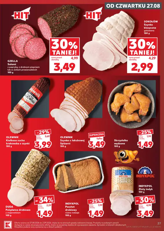 Kaufland - gazetka promocyjna Gazetka Tygodnia od czwartku 27.08 do środy 02.09 - strona 27