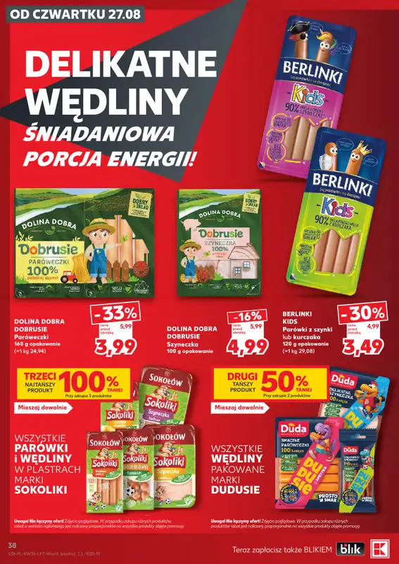 Kaufland - gazetka promocyjna Gazetka Tygodnia od czwartku 27.08 do środy 02.09 - strona 38