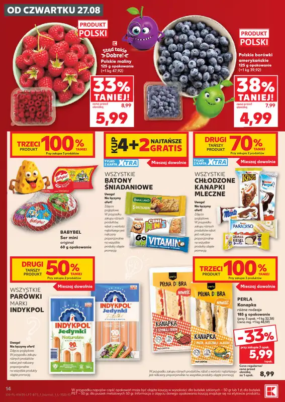 Kaufland - gazetka promocyjna Gazetka Tygodnia od czwartku 27.08 do środy 02.09 - strona 14