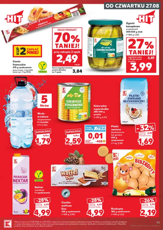Kaufland - gazetka promocyjna Gazetka Tygodnia od czwartku 27.08 do środy 02.09 - strona 45