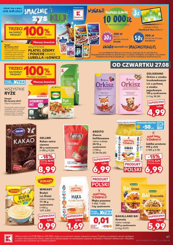 Kaufland - gazetka promocyjna Gazetka Tygodnia od czwartku 27.08 do środy 02.09 - strona 47