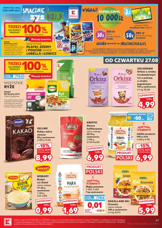 Kaufland - gazetka promocyjna Gazetka Tygodnia od czwartku 27.08 do środy 02.09 - strona 47