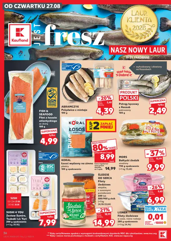 Kaufland - gazetka promocyjna Gazetka Tygodnia od czwartku 27.08 do środy 02.09 - strona 36
