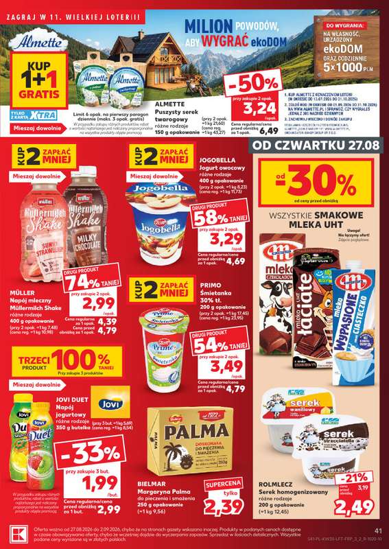 Kaufland - gazetka promocyjna Gazetka Tygodnia od czwartku 27.08 do środy 02.09 - strona 41