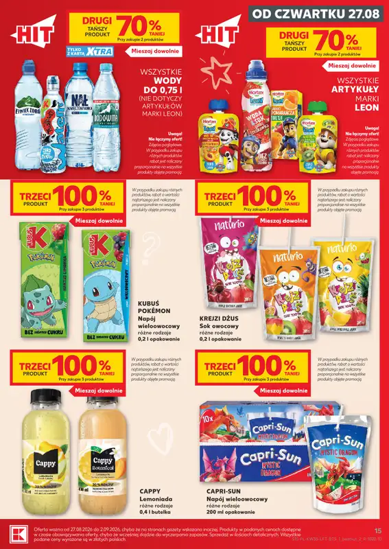 Kaufland - gazetka promocyjna Gazetka Tygodnia od czwartku 27.08 do środy 02.09 - strona 15