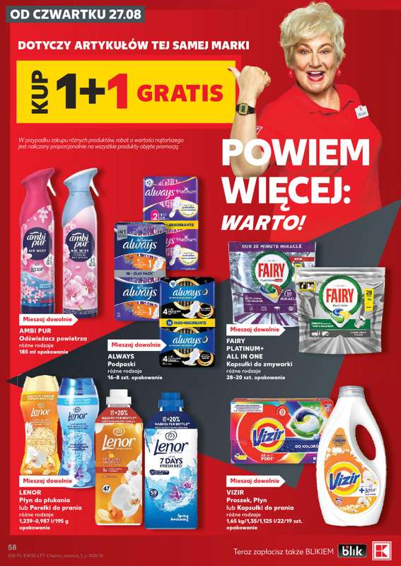 Kaufland - gazetka promocyjna Gazetka Tygodnia od czwartku 27.08 do środy 02.09 - strona 58