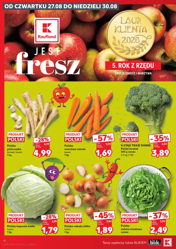 Kaufland - gazetka promocyjna Gazetka Tygodnia od czwartku 27.08 do środy 02.09 - strona 4