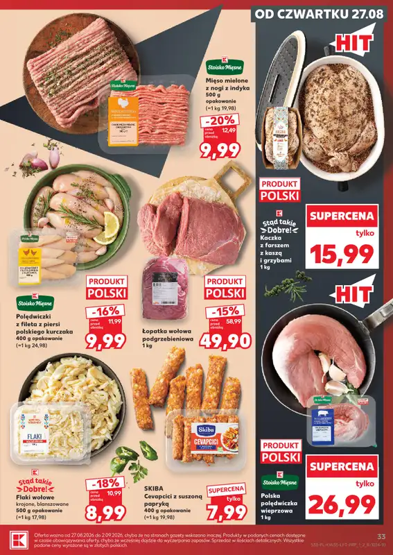 Kaufland - gazetka promocyjna Gazetka Tygodnia od czwartku 27.08 do środy 02.09 - strona 33
