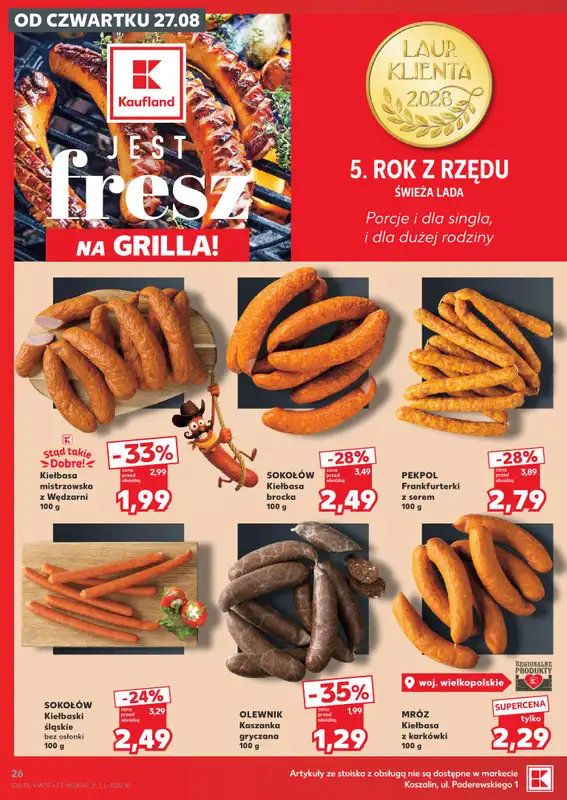Kaufland - gazetka promocyjna Gazetka Tygodnia od czwartku 27.08 do środy 02.09 - strona 26