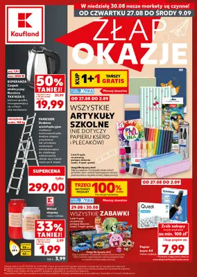 Kaufland - gazetka promocyjna Oferta Kaufland - Non Food od czwartku 27.08 do środy 02.09