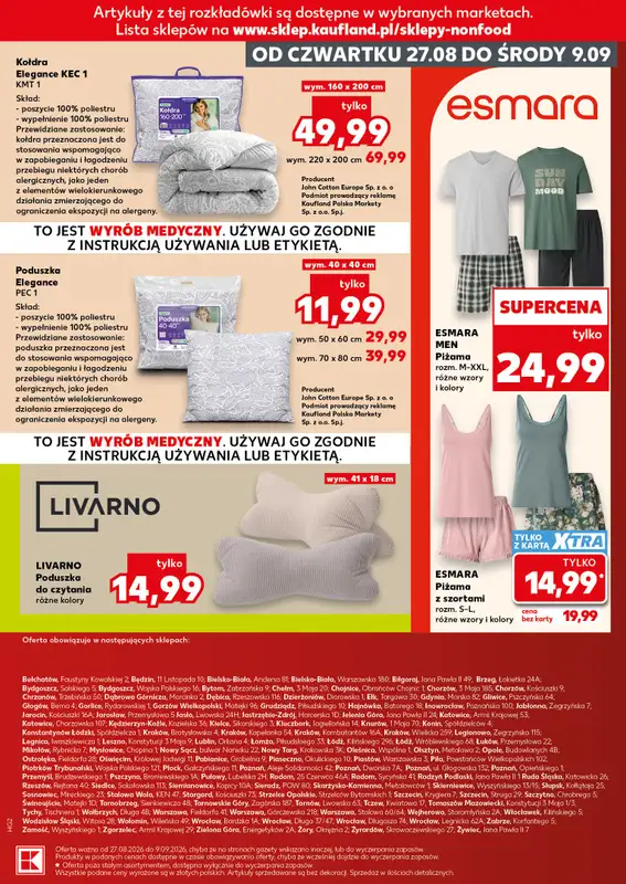 Kaufland - gazetka promocyjna Oferta Kaufland - Non Food od czwartku 27.08 do środy 02.09 - strona 17