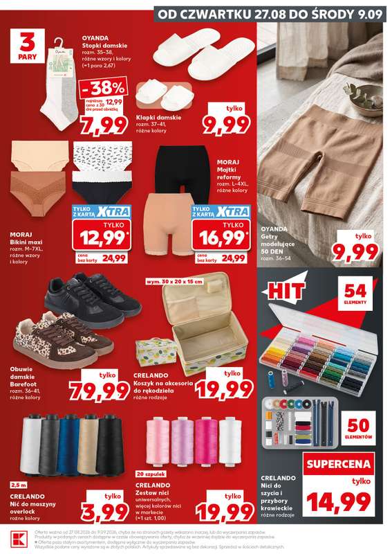 Kaufland - gazetka promocyjna Oferta Kaufland - Non Food od czwartku 27.08 do środy 09.09 - strona 11