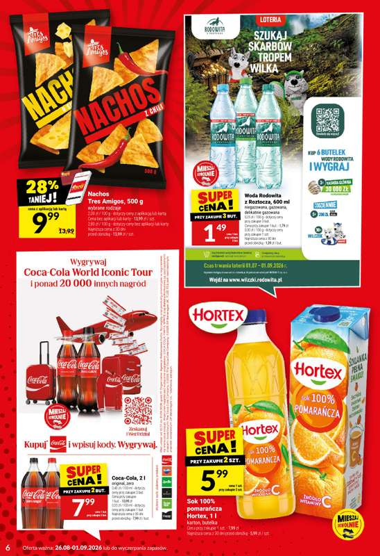 Twój Market - gazetka promocyjna Gazetka od środy 26.08 do wtorku 01.09 - strona 6