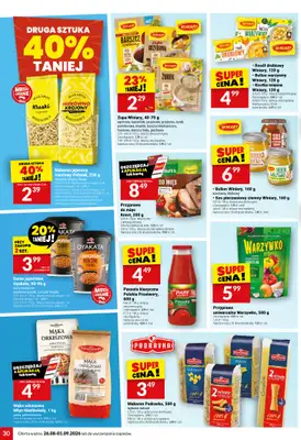 Twój Market - gazetka promocyjna Gazetka od środy 26.08 do wtorku 01.09 - strona 30