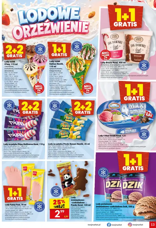 Twój Market - gazetka promocyjna Gazetka od środy 26.08 do wtorku 01.09 - strona 13