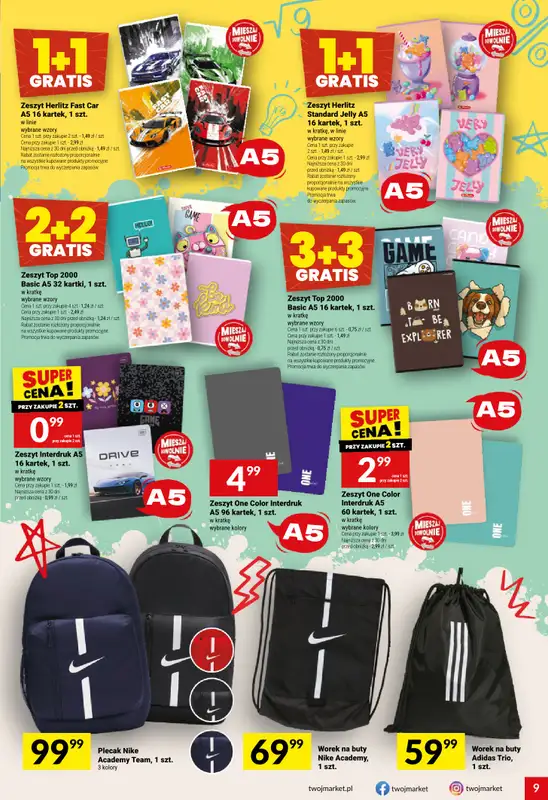 Twój Market - gazetka promocyjna Gazetka od środy 26.08 do wtorku 01.09 - strona 9